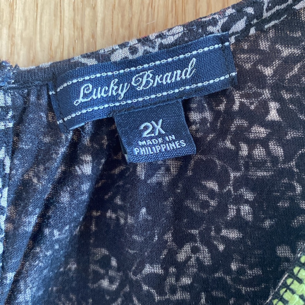 Plus size Lucky Brand tank - Picture 3 of 4